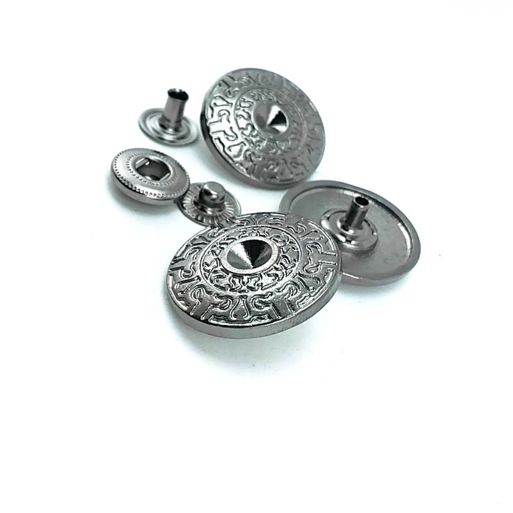 Taşlı Mont Çıtçıt Düğmesi 23 mm  36 boy B 48