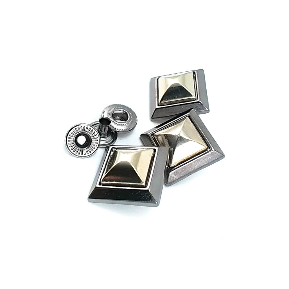 Square Shape Double Color Coat Snap Fasteners Button 20 x 20 mm B 67 Square Shape Double Color Coat Snap Fasteners Button 20 x 20 mm B 67