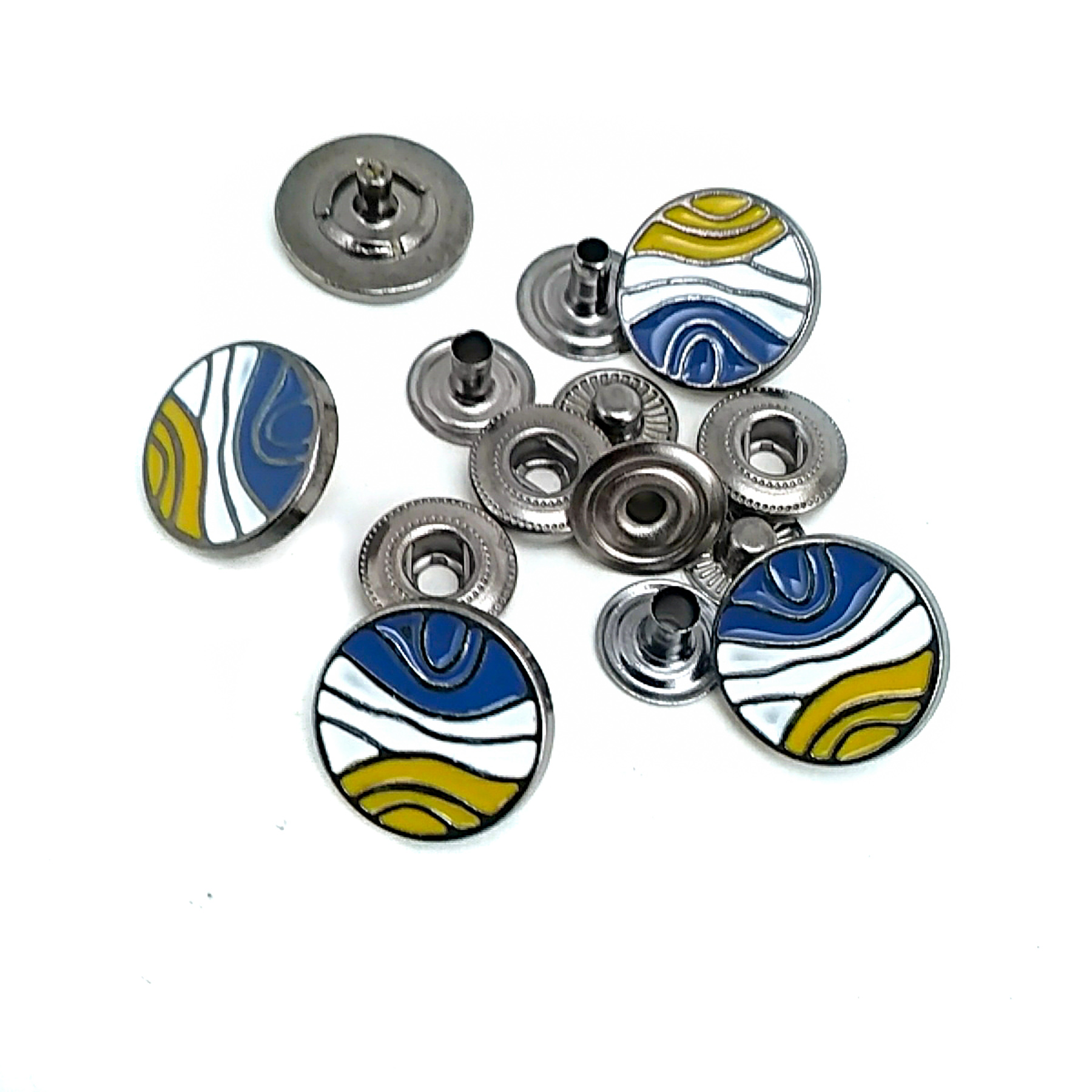 Çıtçıt Düğme Mineli Renkli Çıtçıt Düğme 17 mm B 88