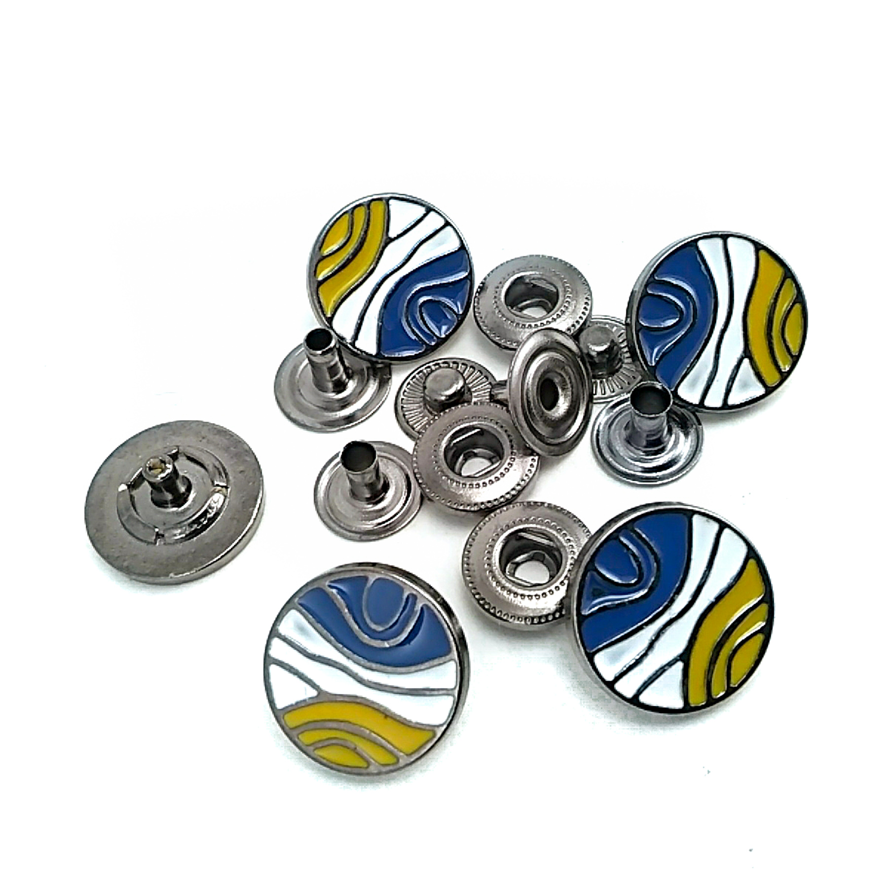 Çıtçıt Düğme Mineli Renkli Çıtçıt Düğme 17 mm B 88