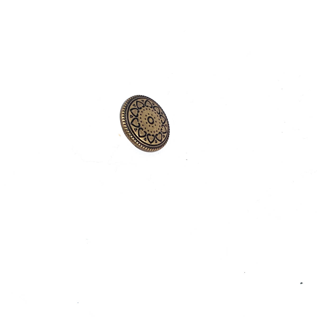 Kalp Motifli Çıt çıt Düğme 12 mm - 18 boy E 1180