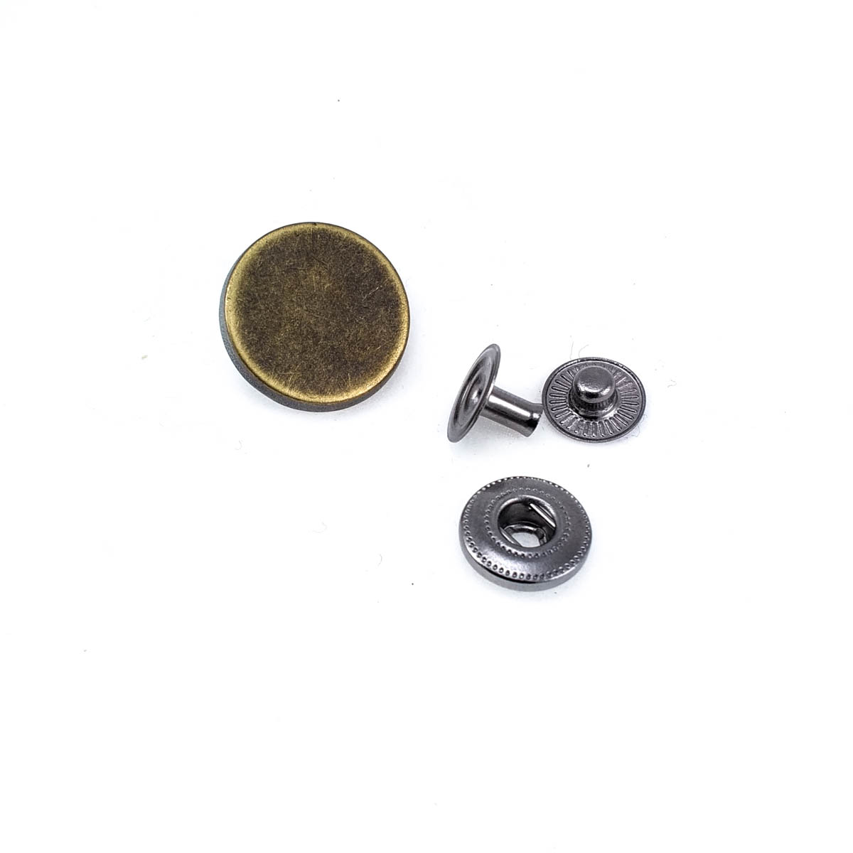 20 mm 32 boy Düz Para Şekil Çıt çıt Düğme