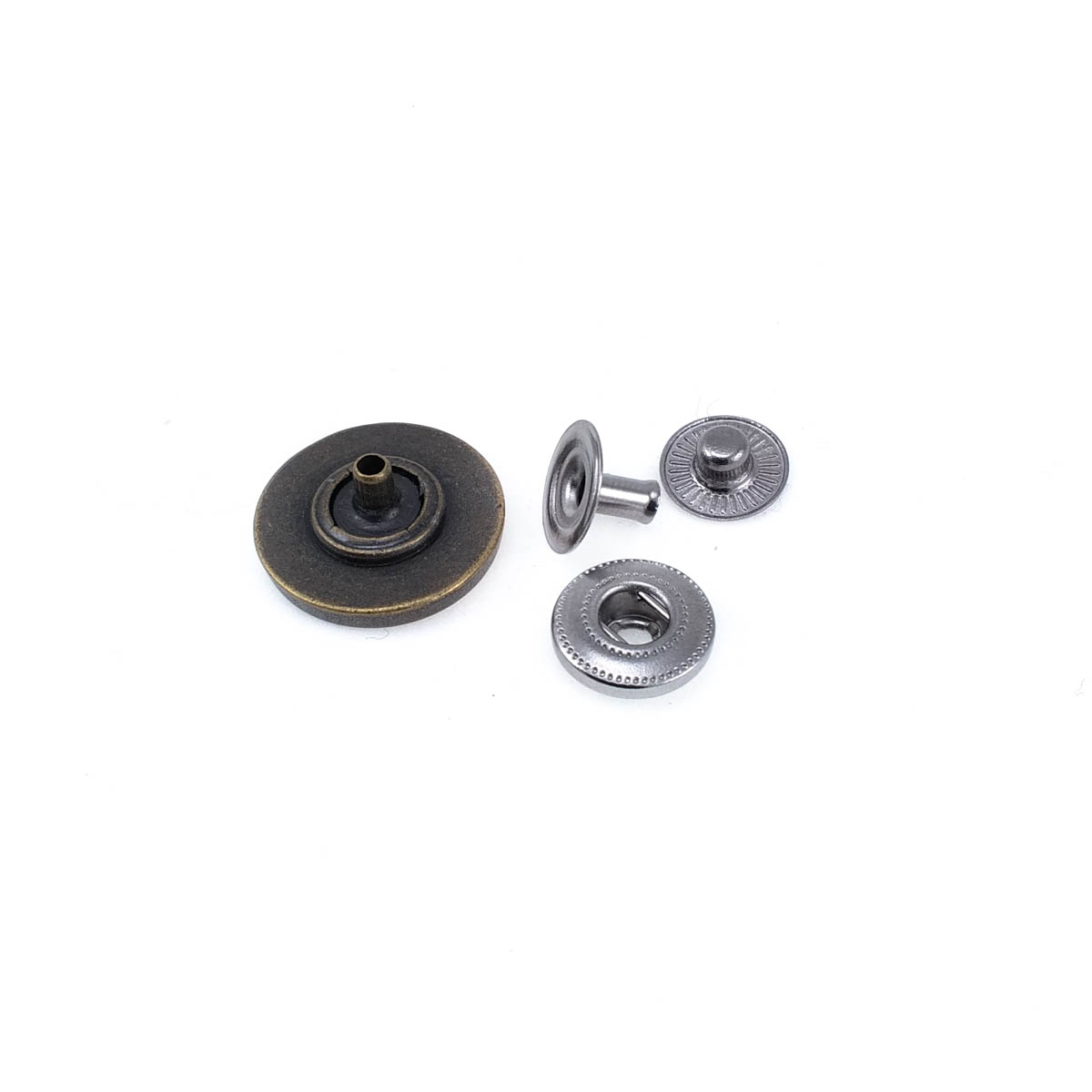 20 mm 32 boy Düz Para Şekil Çıt çıt Düğme