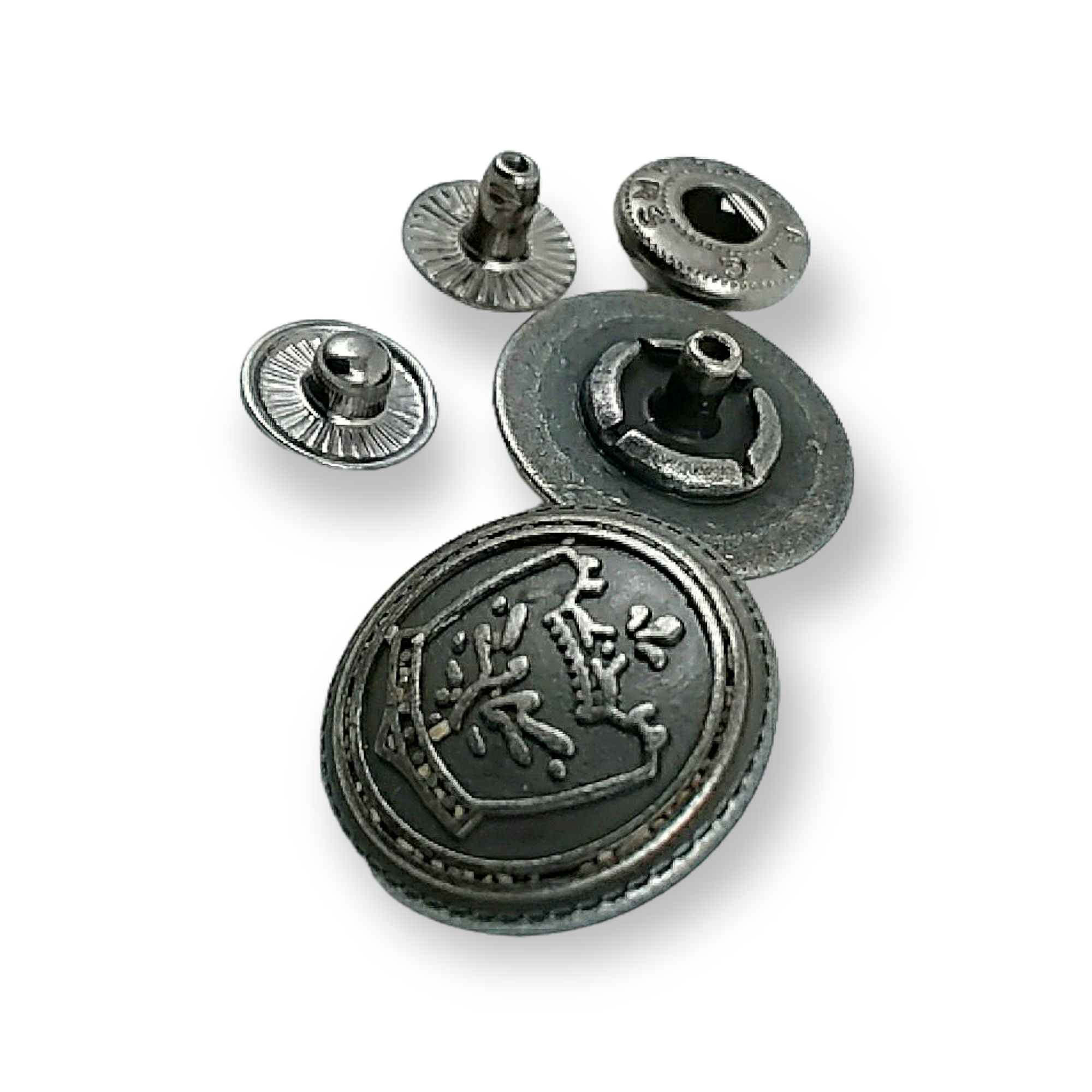 Çıtçıt Düğme Taç Logolu 19 mm 30 boy E 1448 V1 Çıtçıt Düğme Taç Logolu 19 mm 30 boy E 1448 V1