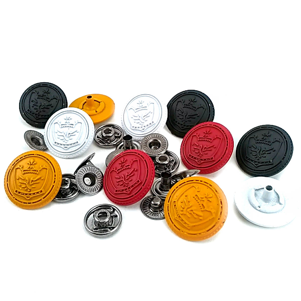 Mineli Çıtçıt Düğme Taç Logolu 19 mm 30 boy E 1448
