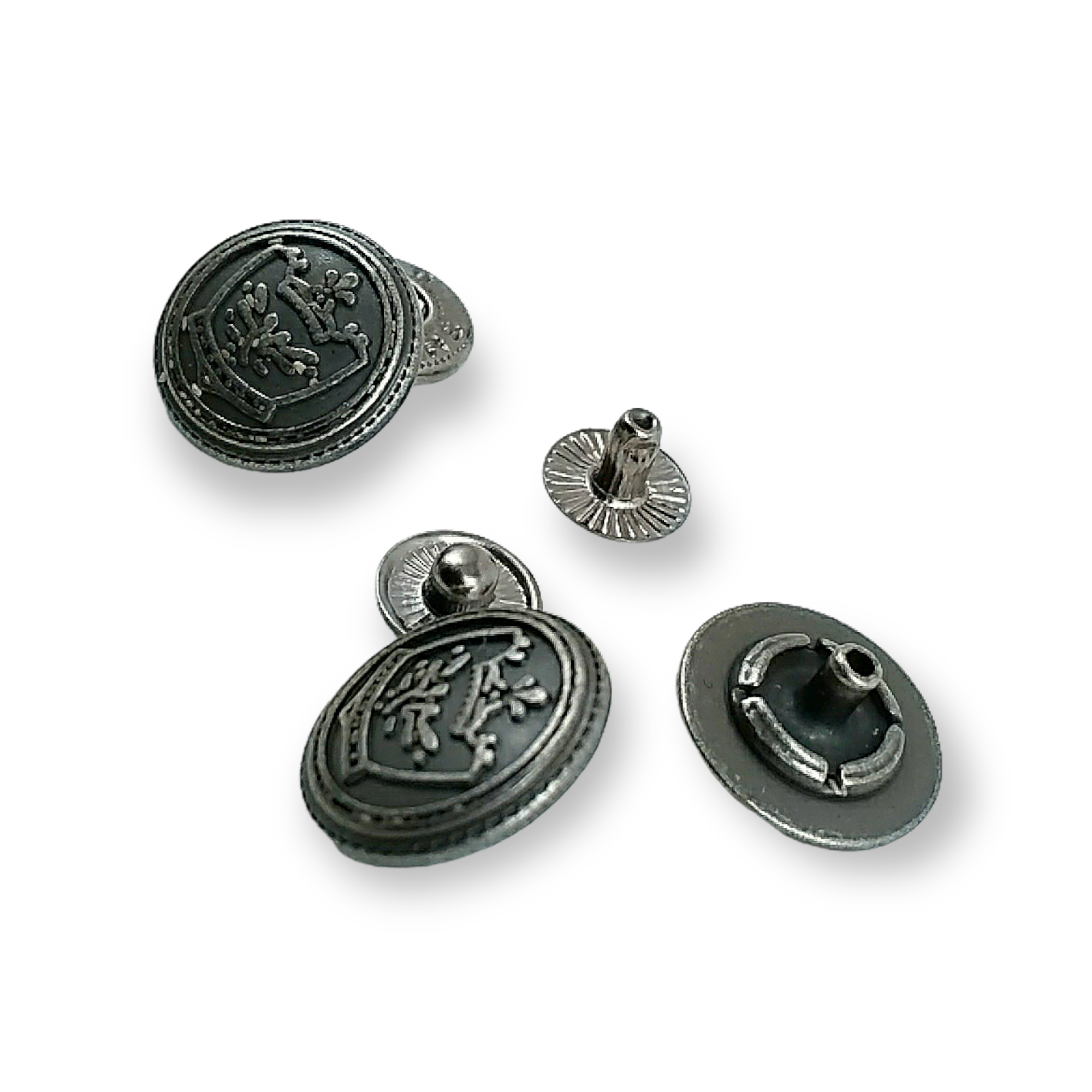 Çıtçıt Düğme Taç Logolu 17 mm 27 boy E 1449 Çıtçıt Düğme Taç Logolu 17 mm 27 boy E 1449