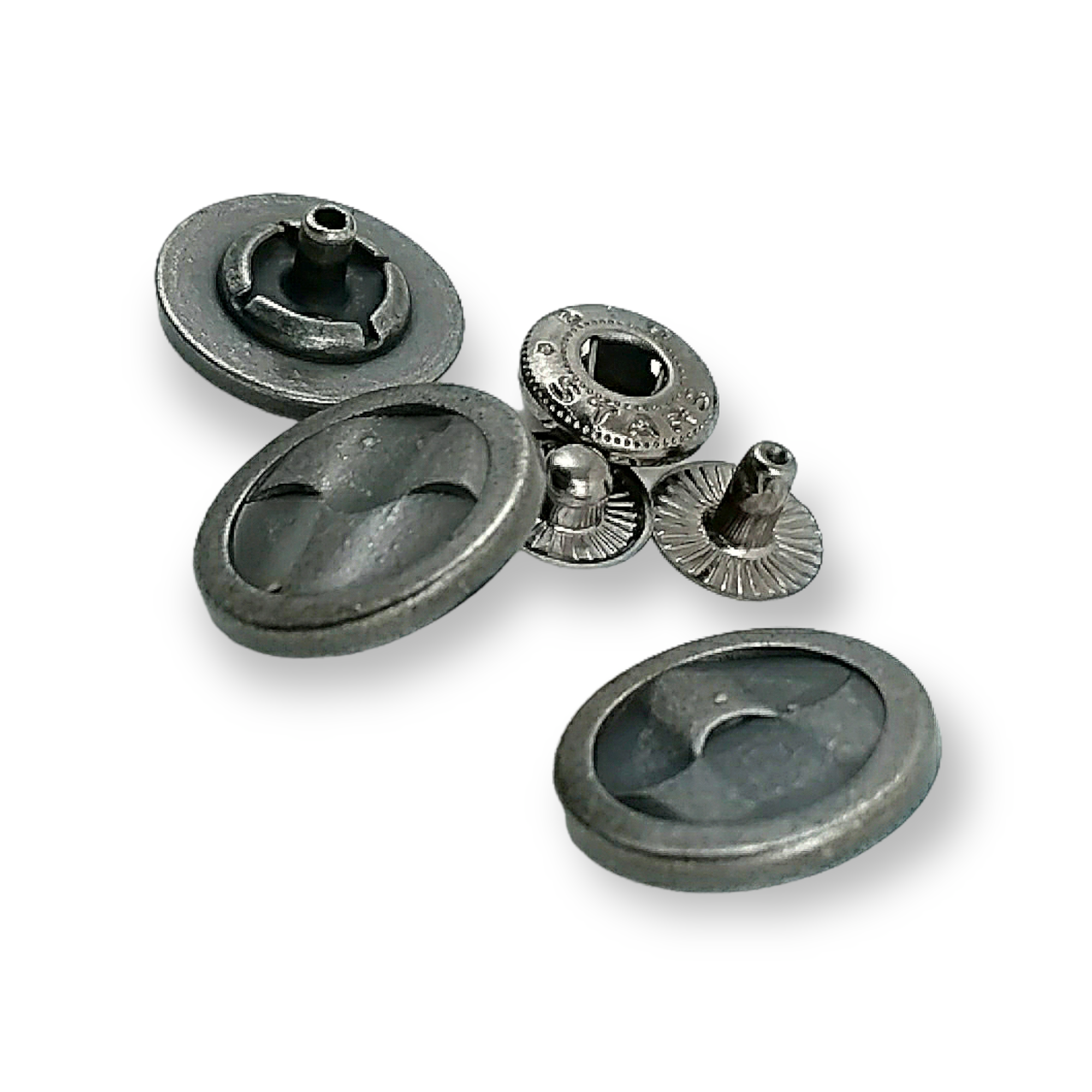Şık Desenli Çıtçıt Düğme 17 mm - 27 boy E 1457