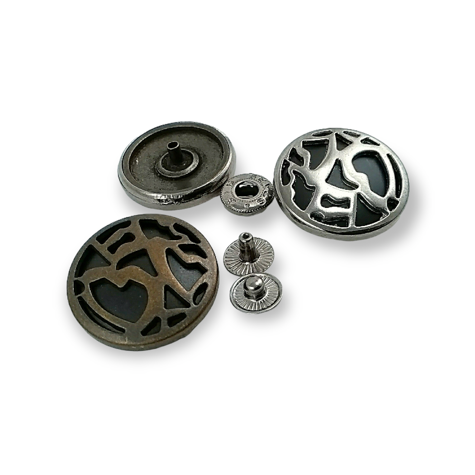 Mineli Kaban Ve Mont Çıtçıt Düğmesi 28 mm - 44 boy E 1472