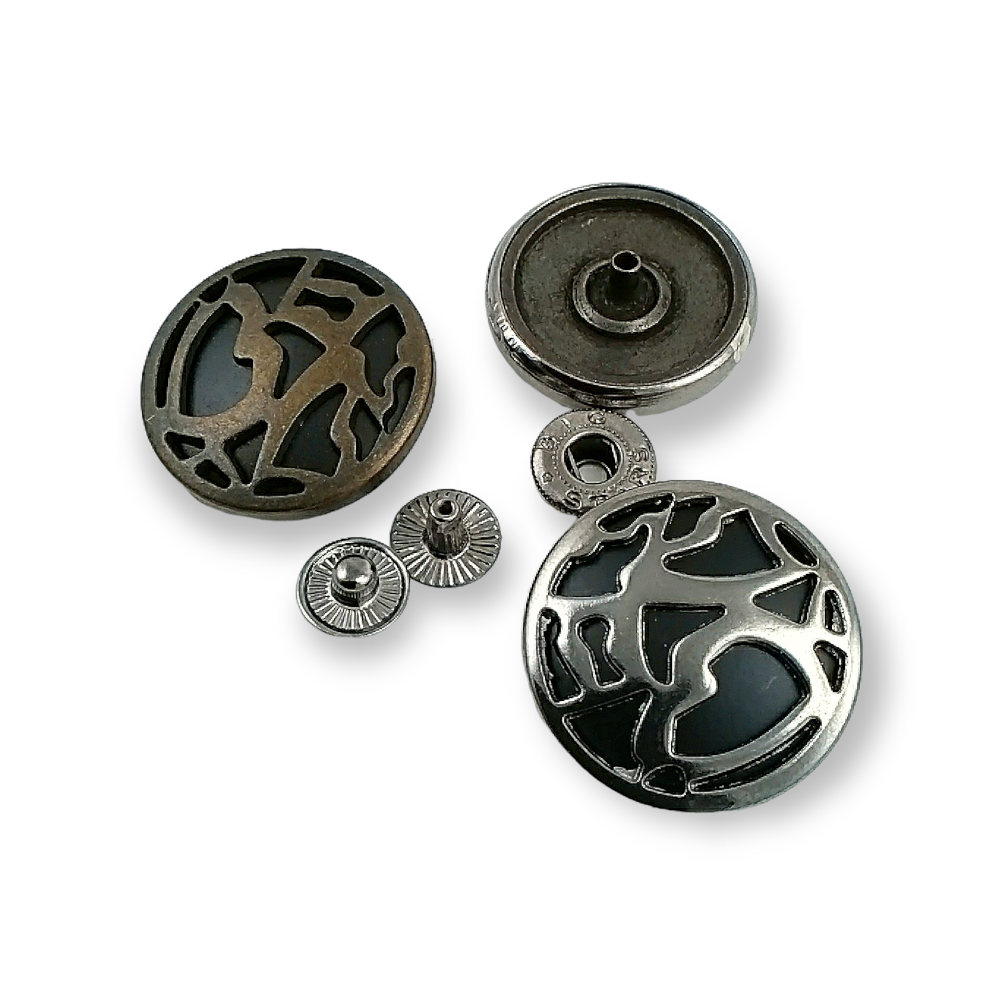 Mineli Kaban Ve Mont Çıtçıt Düğmesi 28 mm - 44 boy E 1472