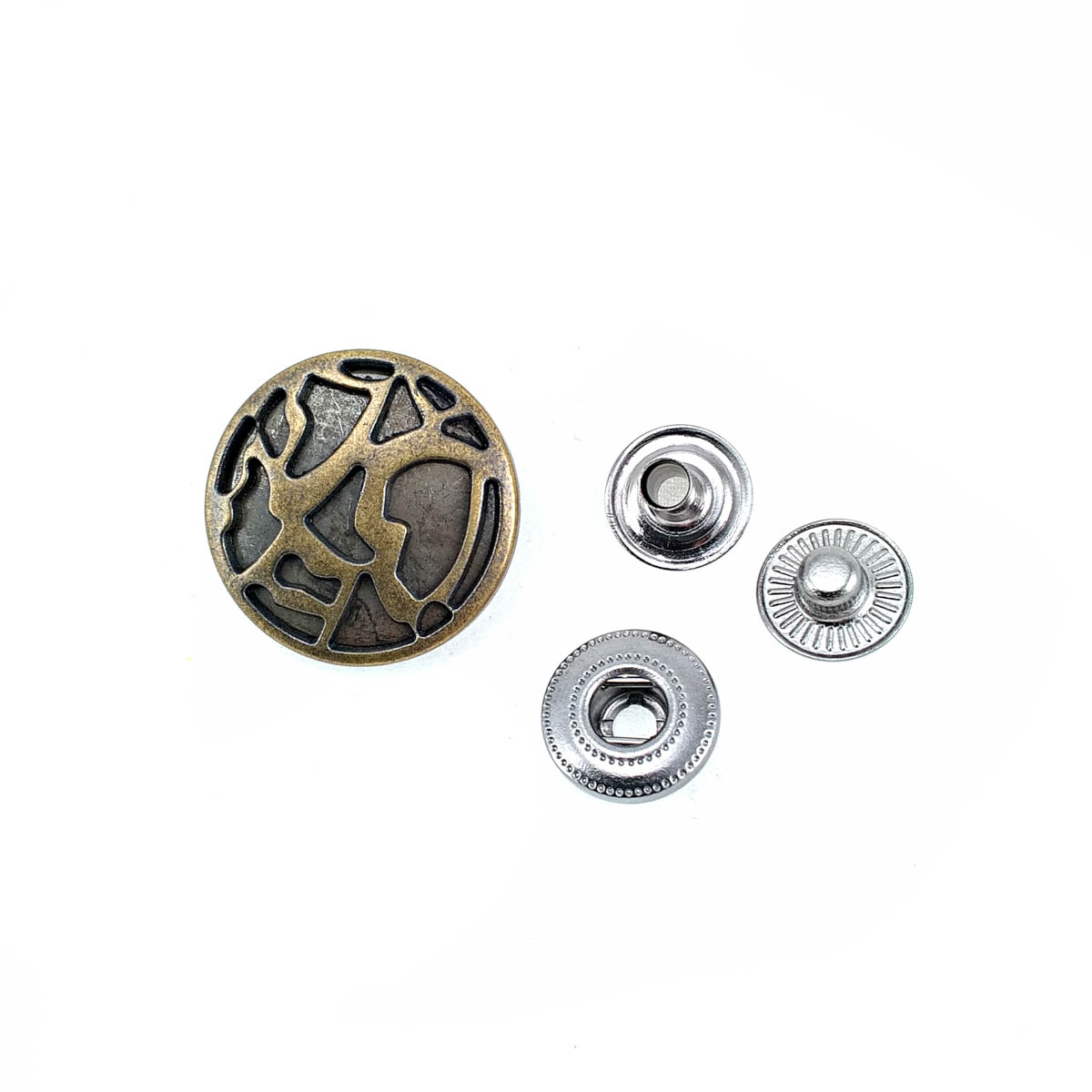 Mineli Ceket Ve Mont Çıtçıt Düğmesi 23 mm - 36 boy E 1473