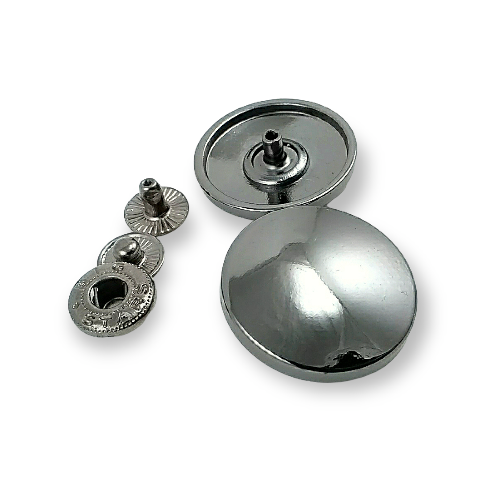 Bombeli Çıtçıt Kaban ve Mont Çıtçıt Düğmesi 25 mm - 43 boy E 1475 Bombeli Çıtçıt Kaban ve Mont Çıtçıt Düğmesi 25 mm - 43 boy E 1475