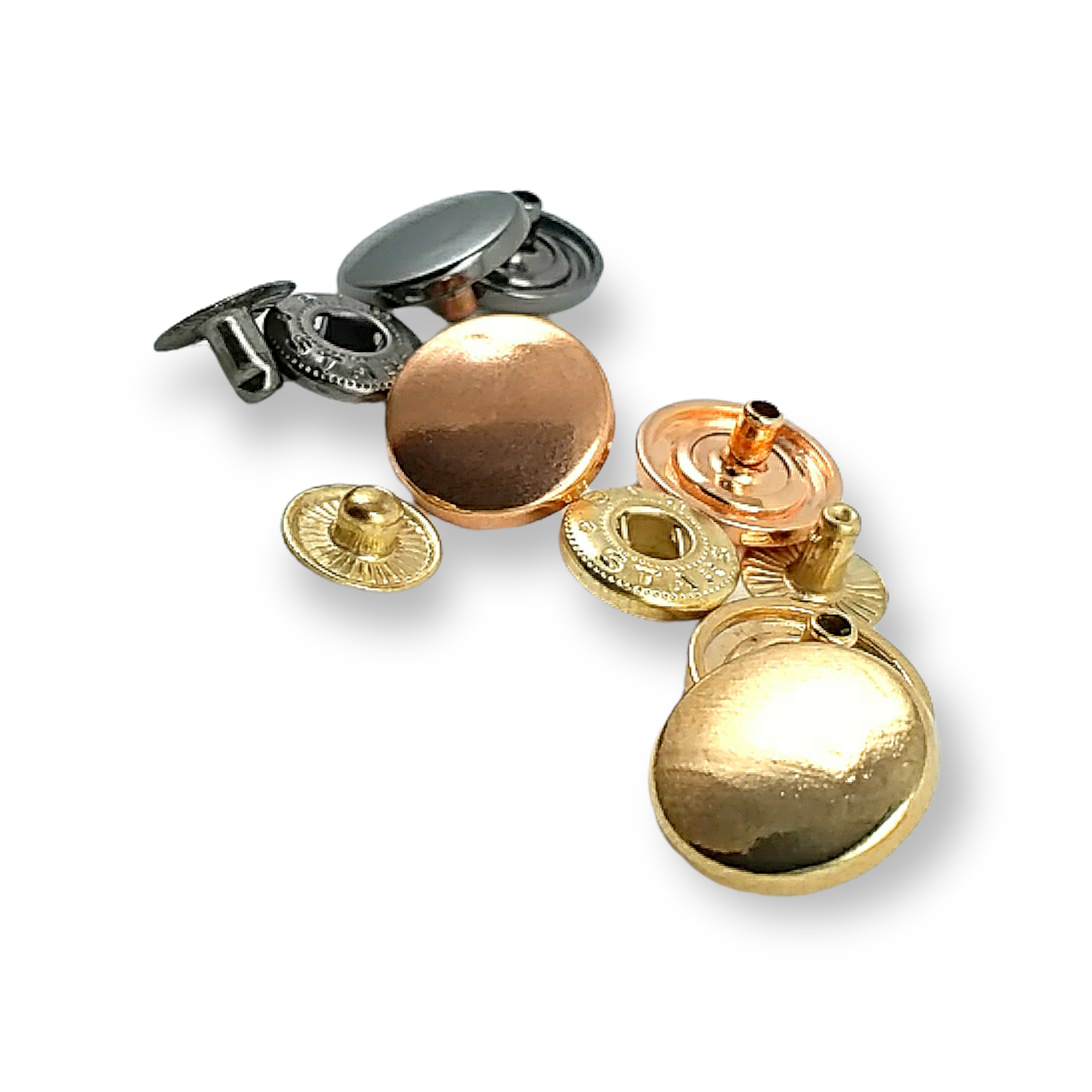 Convex Snap Fasteners Zamak Snap Buttons 15 mm 24 L E 1477 Convex Snap Fasteners Zamak Snap Buttons 15 mm 24 L E 1477