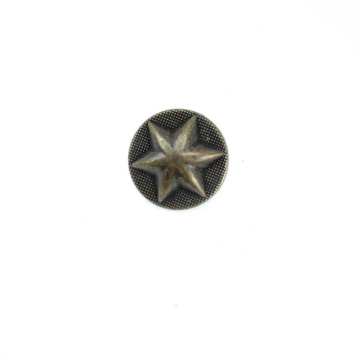 Metal Yıldız Tasarımlı Çıt çıt Düğme 17 mm - 27 boy E 1482