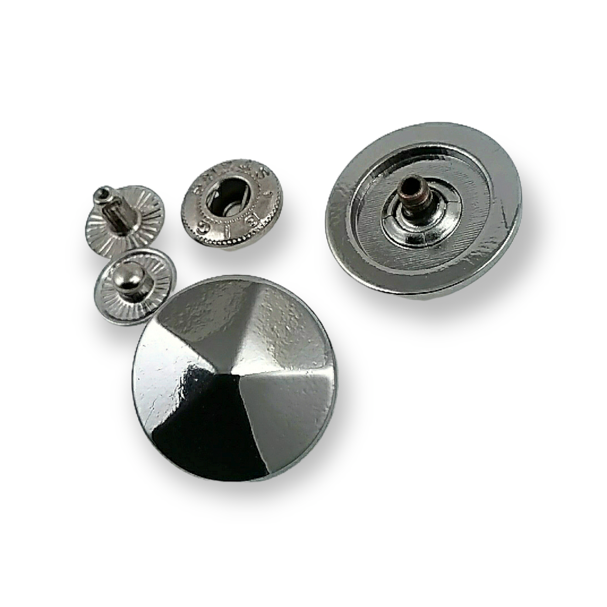 Bombeli Çıtçıt Düğme  20 mm - 32 boy E 1518