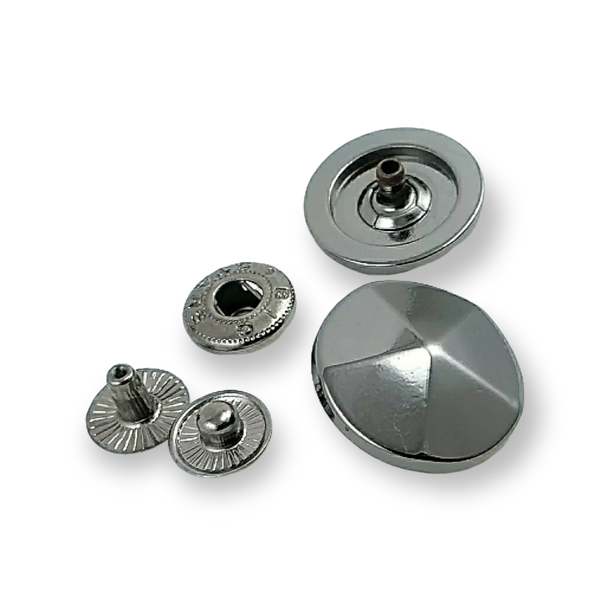 Bombeli Çıtçıt Düğme  20 mm - 32 boy E 1518