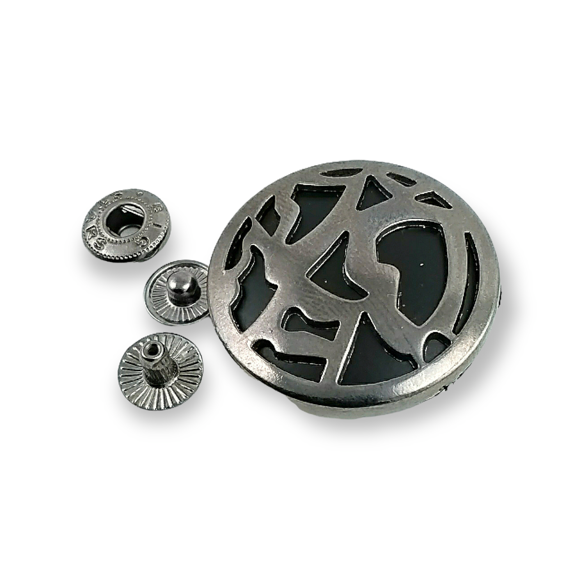 Mineli Ceket Ve Mont Çıtçıt Düğmesi 34 mm - 54 boy E 1536