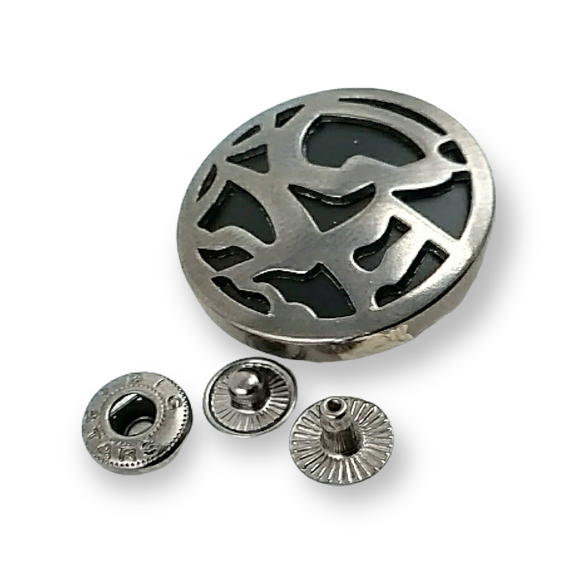 Mineli Ceket Ve Mont Çıtçıt Düğmesi 34 mm - 54 boy E 1536