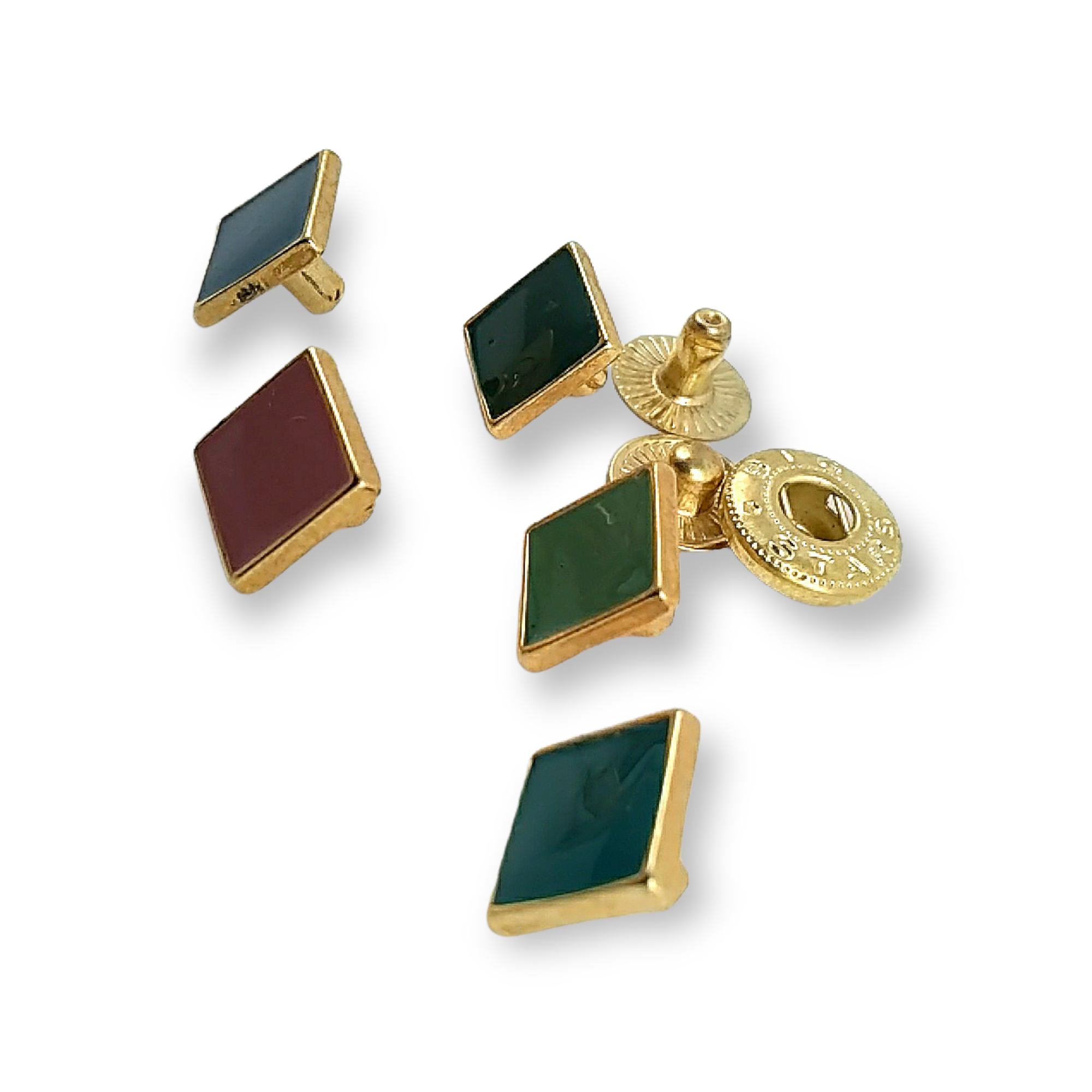 Enamel Snap Fastener Button 10 x 10 mm Square Shape Coat and Jacket Snaps Button E 1624 Enamel Snap Fastener Button 10 x 10 mm Square Shape Coat and Jacket Snaps Button E 1624