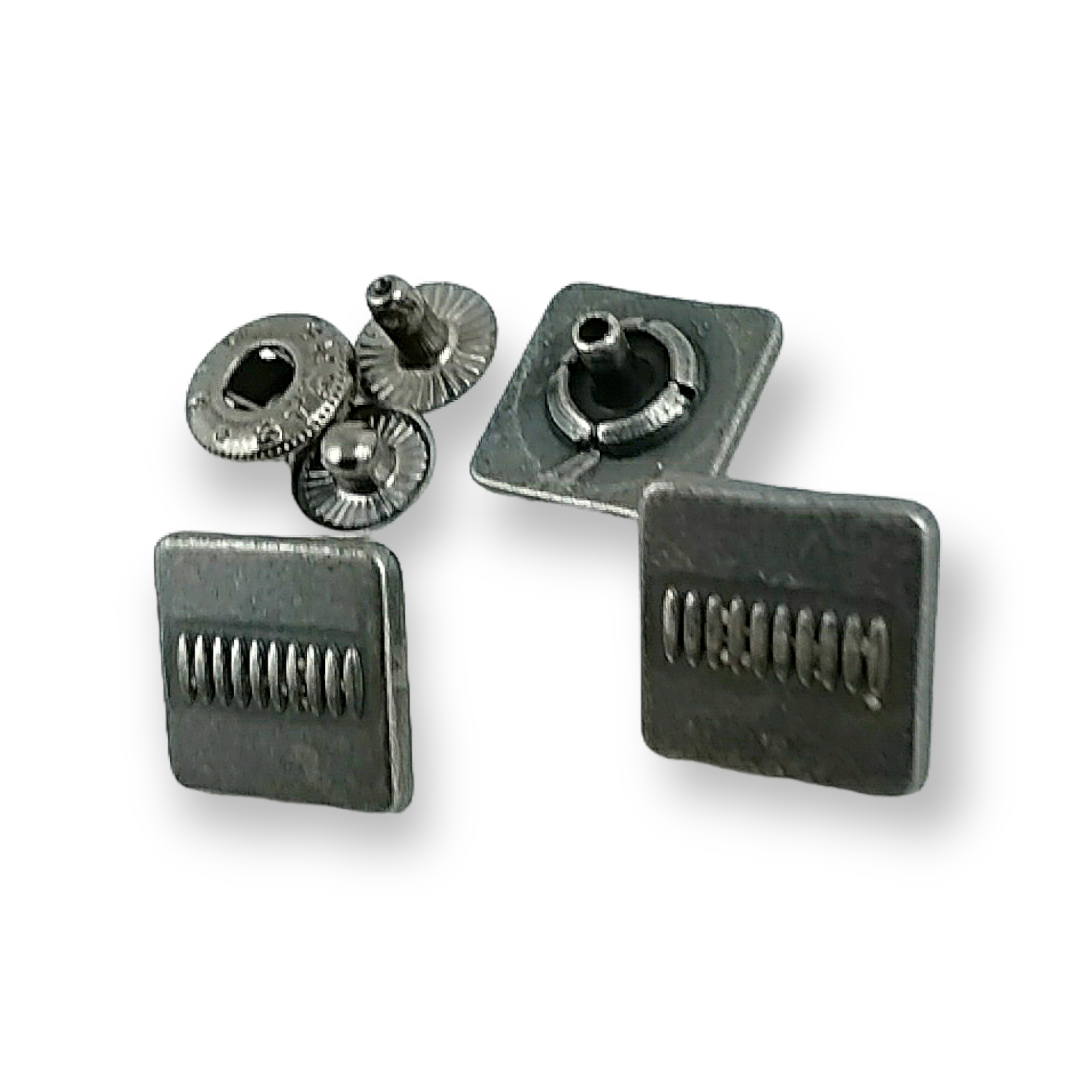 Çıtçıt Düğme Kare Şekil Ortası Desenli 15 x 15 mm E 170