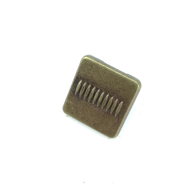 Çıtçıt Düğme Kare Şekil Ortası Desenli 15 x 15 mm E 170