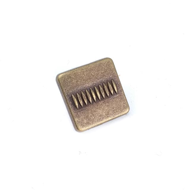 Çıtçıt Düğme Kare Şekil Ortası Desenli 15 x 15 mm E 170