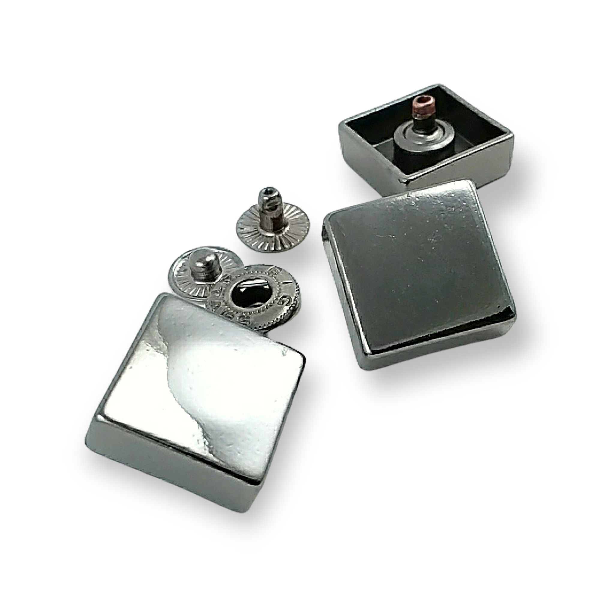 18 x 18 mm Kare Şekil Çıt çıt Düğme