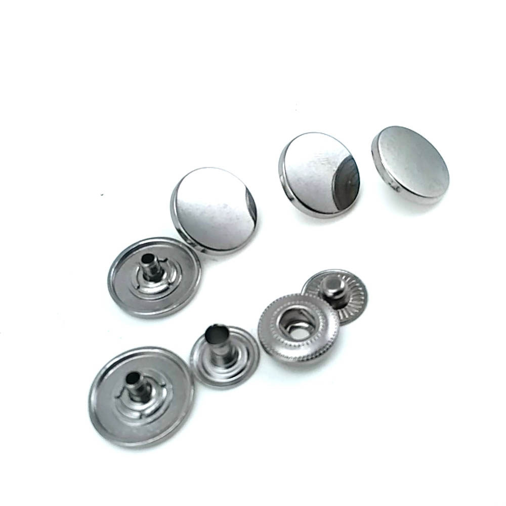 Düz Para Şekil Çıtçıt Düğme 15 mm - 24 boy E 1784