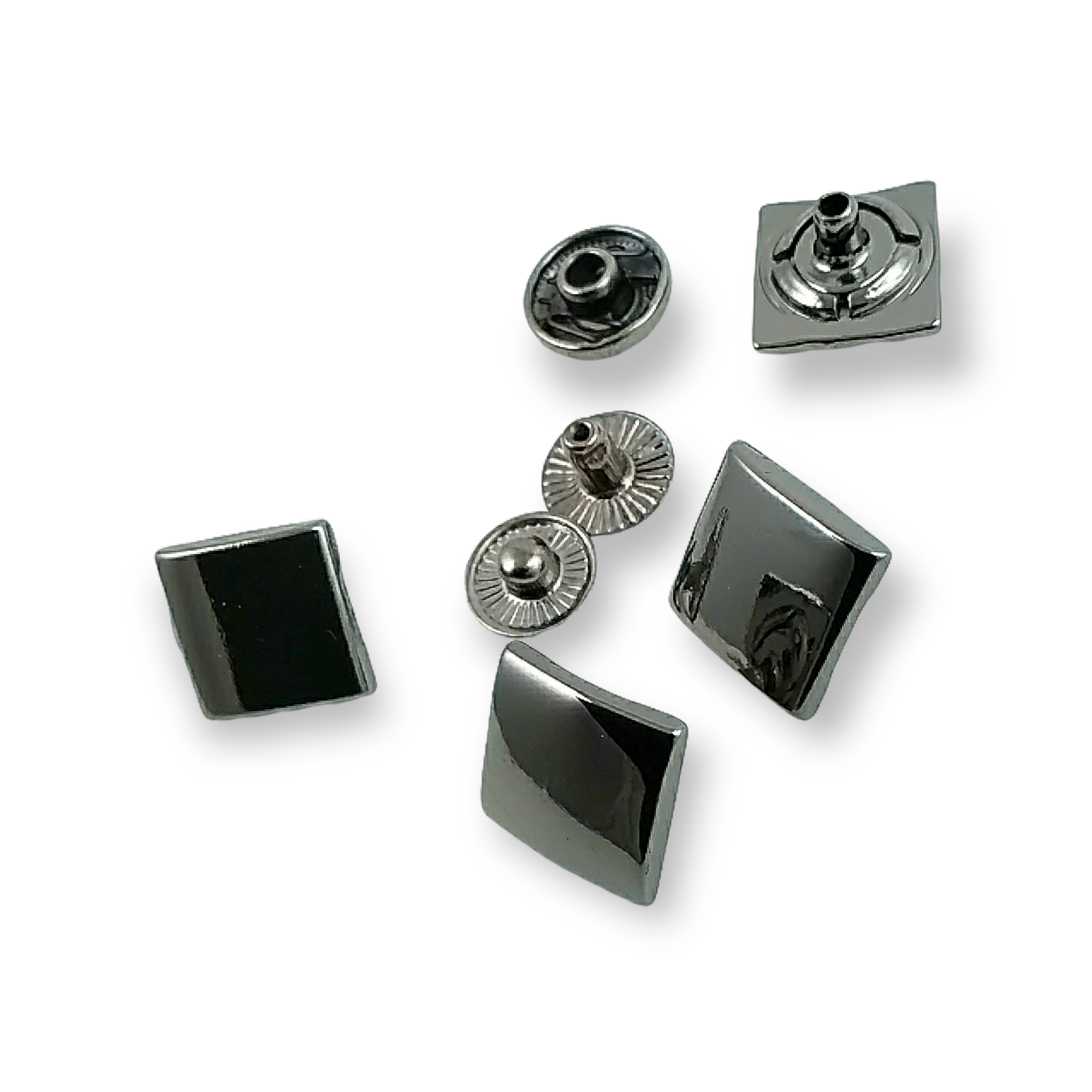 Mont Çıtçıt Düğmesi Kare Çıtçıt Düğme 13 x 13 mm E 182 Mont Çıtçıt Düğmesi Kare Çıtçıt Düğme 13 x 13 mm E 182