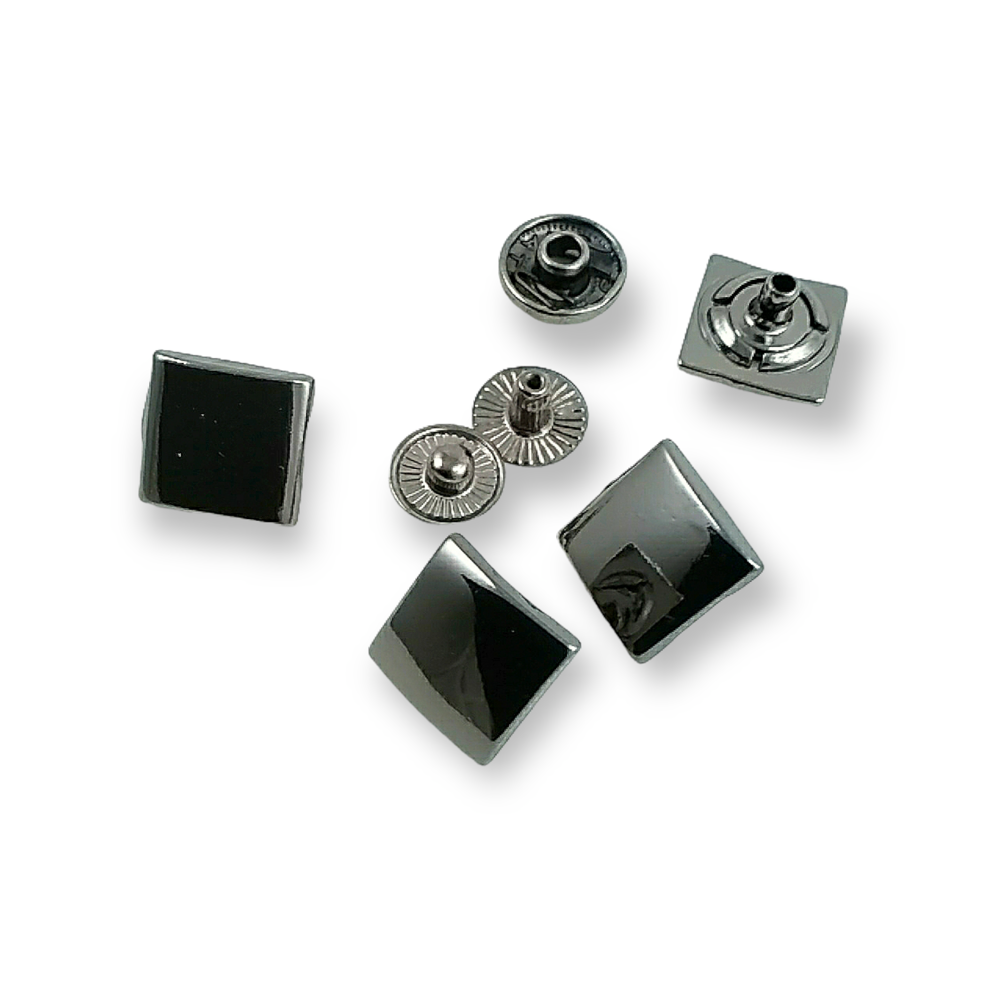 Mont Çıtçıt Düğmesi Kare Çıtçıt Düğme 13 x 13 mm E 182 Mont Çıtçıt Düğmesi Kare Çıtçıt Düğme 13 x 13 mm E 182