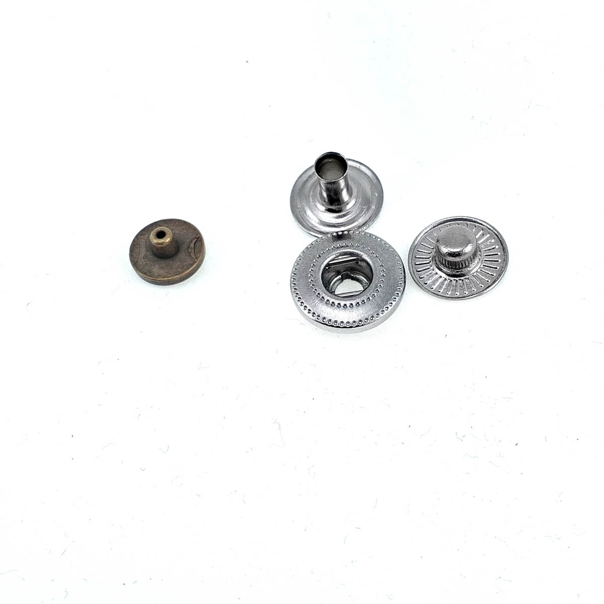 Small Size Flat Coin Type Snap Fasteners Button 7 mm - 11 L E 1838 Small Size Flat Coin Type Snap Fasteners Button 7 mm - 11 L E 1838