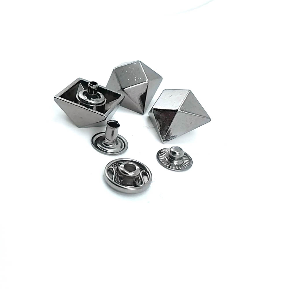 Square Shape Snap Fasteners Button 16 x 16 mm E 1897