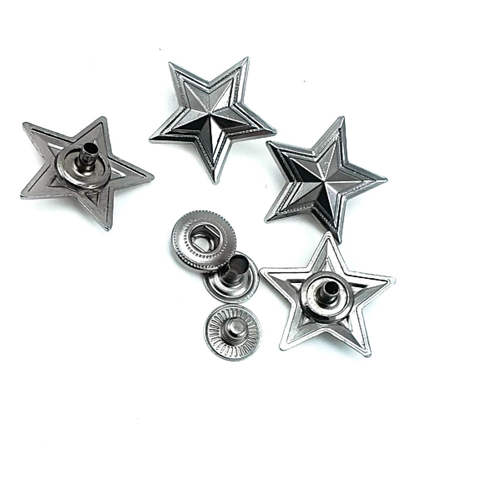 Yıldız Şekilli Çıtçıt Düğme 20 mm - 32 boy E 1904