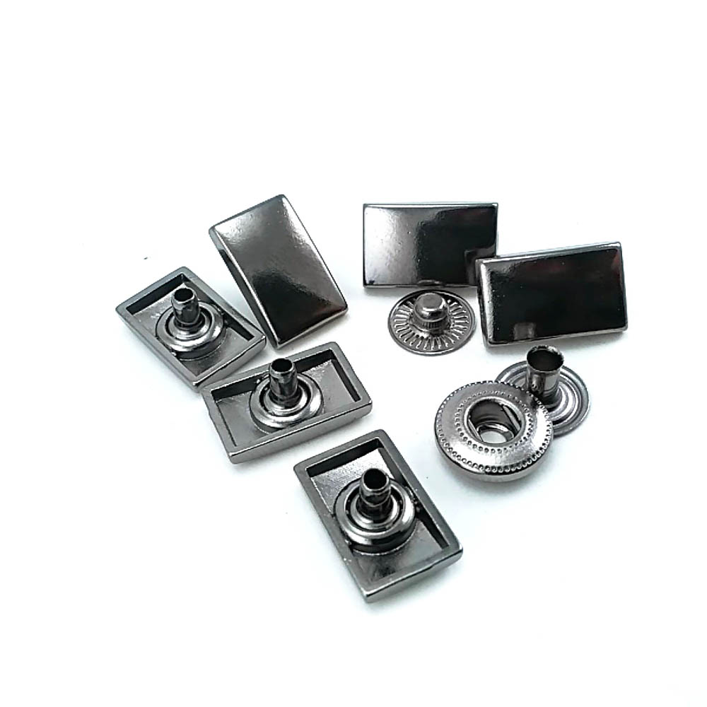 Snap Fasteners Button Rectangle Shape 17 x 10 mm E 1948