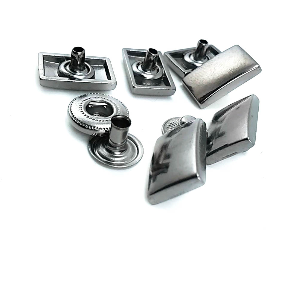 Snap Fasteners Button Rectangle Shape 17 x 10 mm E 1948