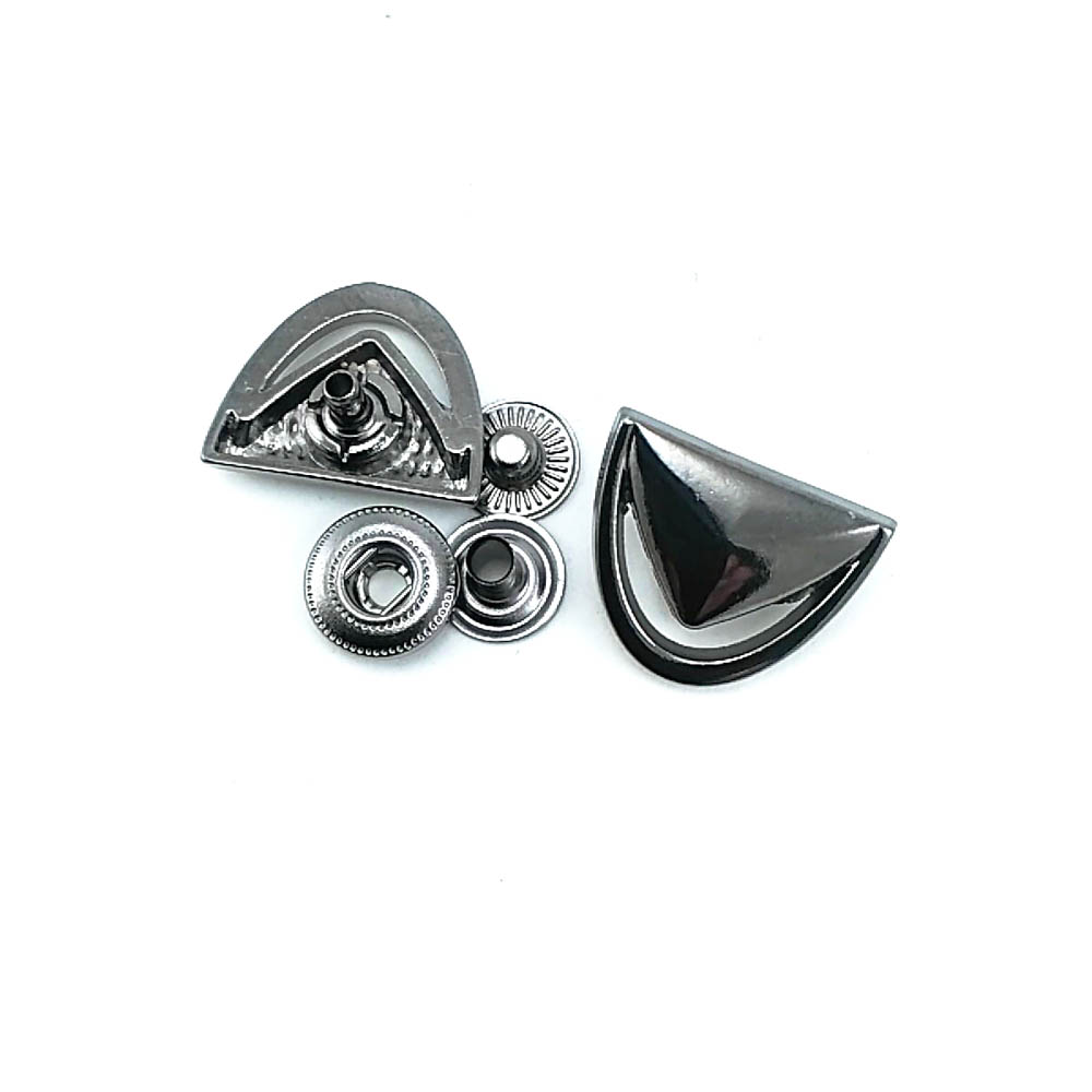 Zamak Snap Fasteners Button Eyelet Design 17 x 22 mm E 1969