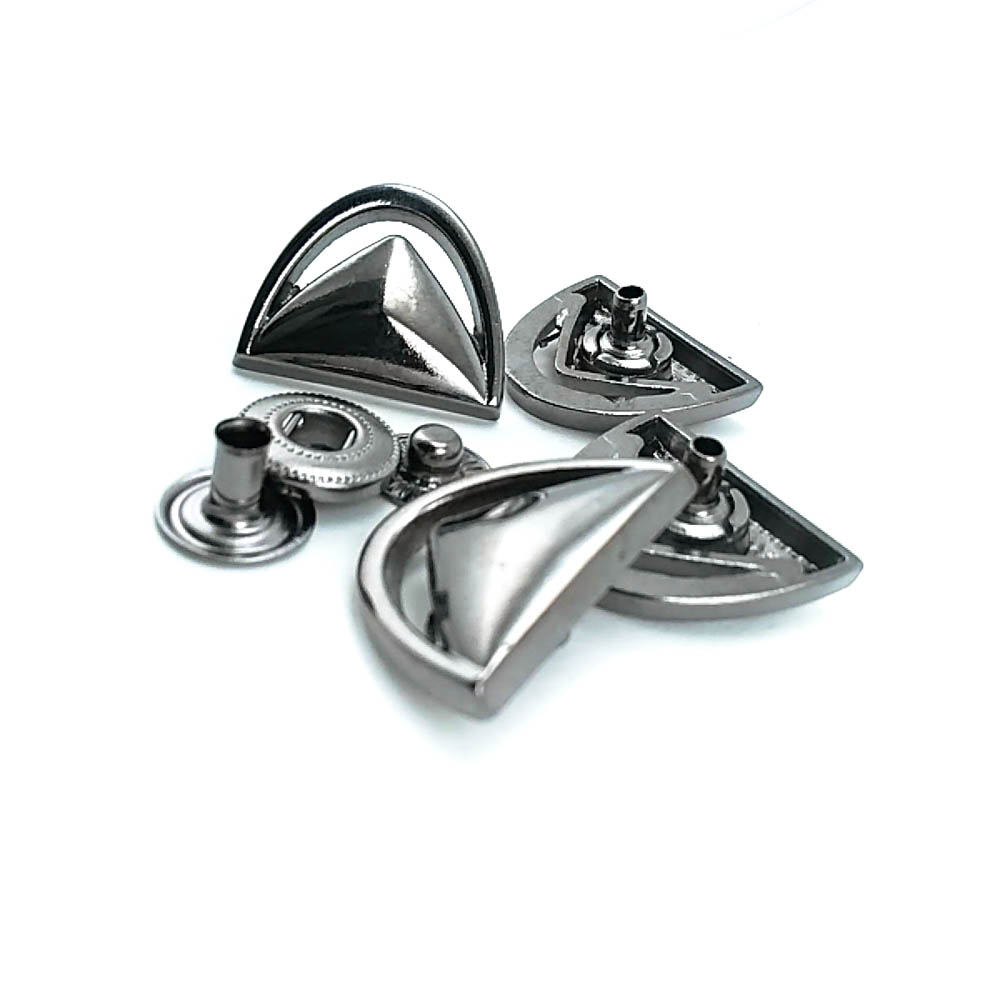 Zamak Snap Fasteners Button Eyelet Design 17 x 22 mm E 1969