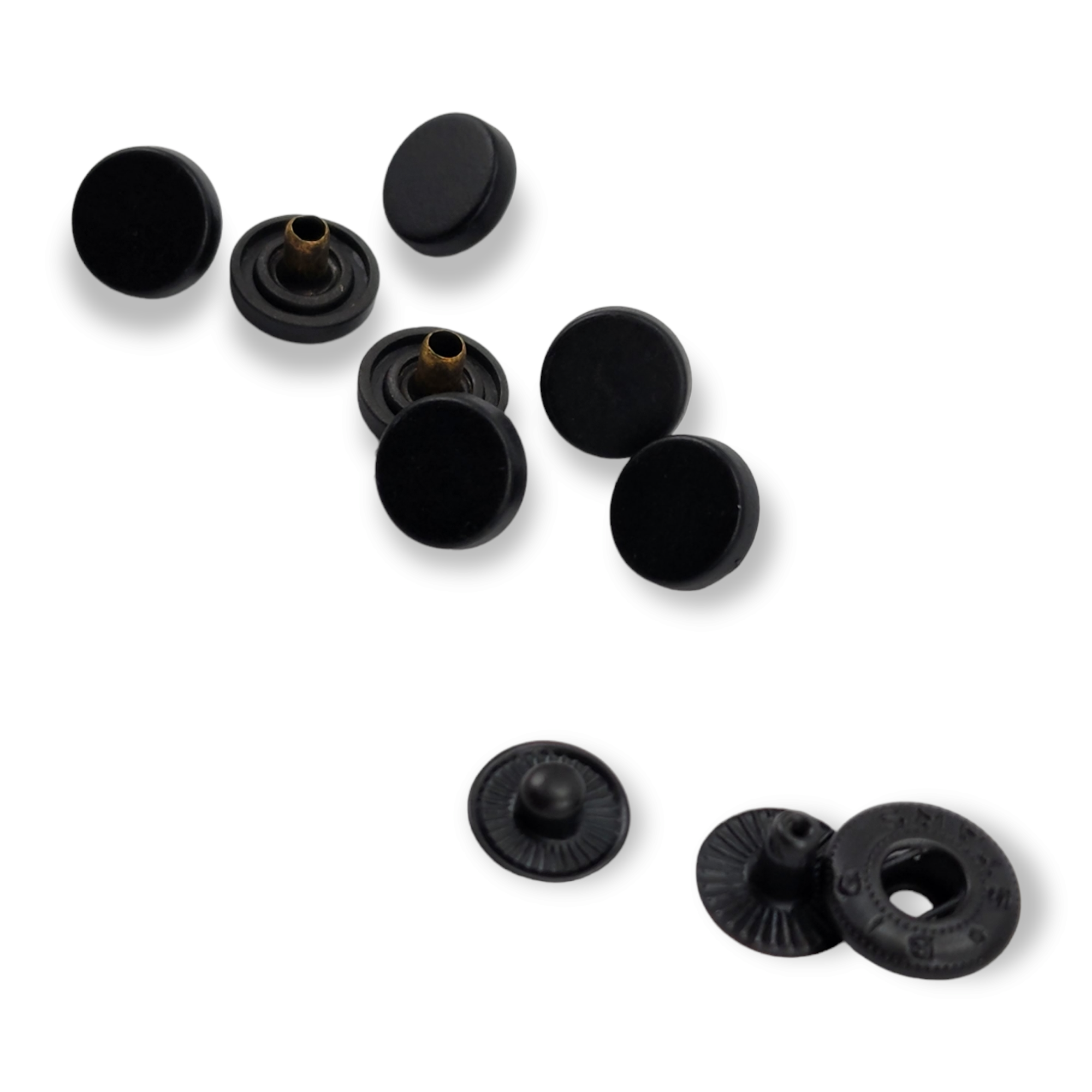 Flat Shape Zamak Snap Fasteners Button 10 mm - 16 L E 1990 Flat Shape Zamak Snap Fasteners Button 10 mm - 16 L E 1990