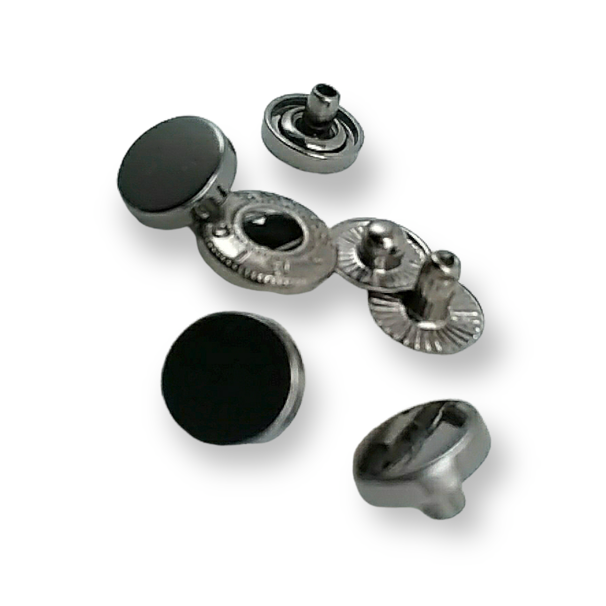 Flat Shape Zamak Snap Fasteners Button 10 mm - 16 L E 1990 Flat Shape Zamak Snap Fasteners Button 10 mm - 16 L E 1990