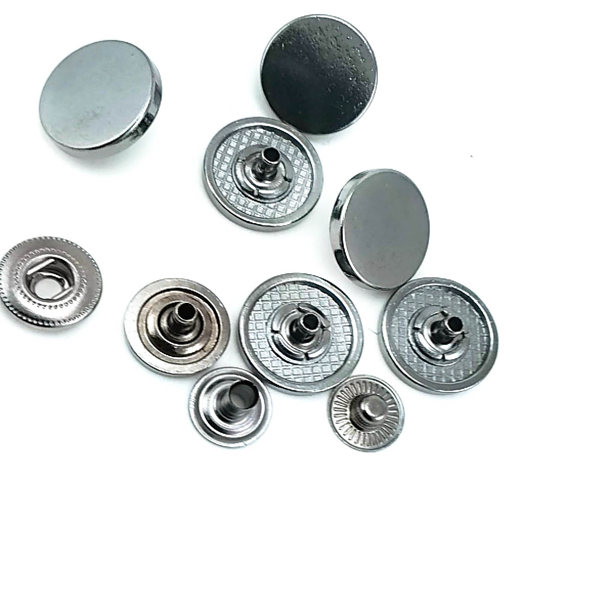 Düz Para Tipi Çıtçıt Düğme 20 mm - 32 boy E 2019