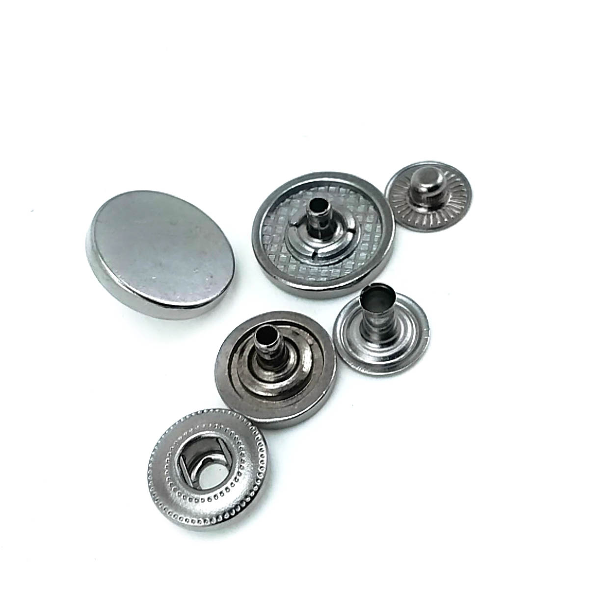 Düz Para Tipi Çıtçıt Düğme 20 mm - 32 boy E 2019