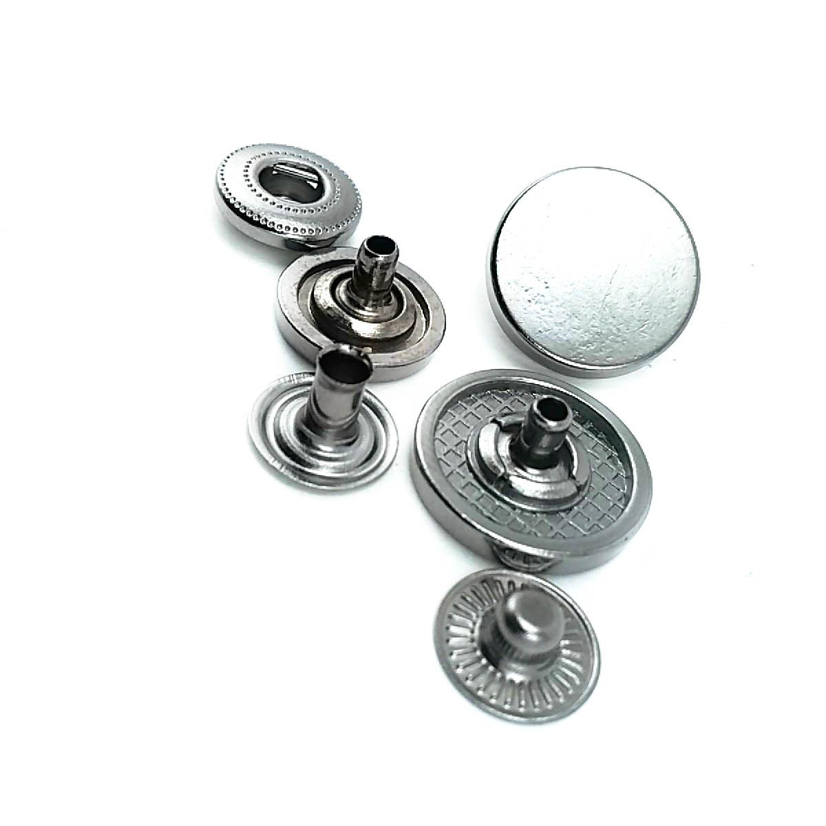 Düz Para Tipi Çıtçıt Düğme 20 mm - 32 boy E 2019