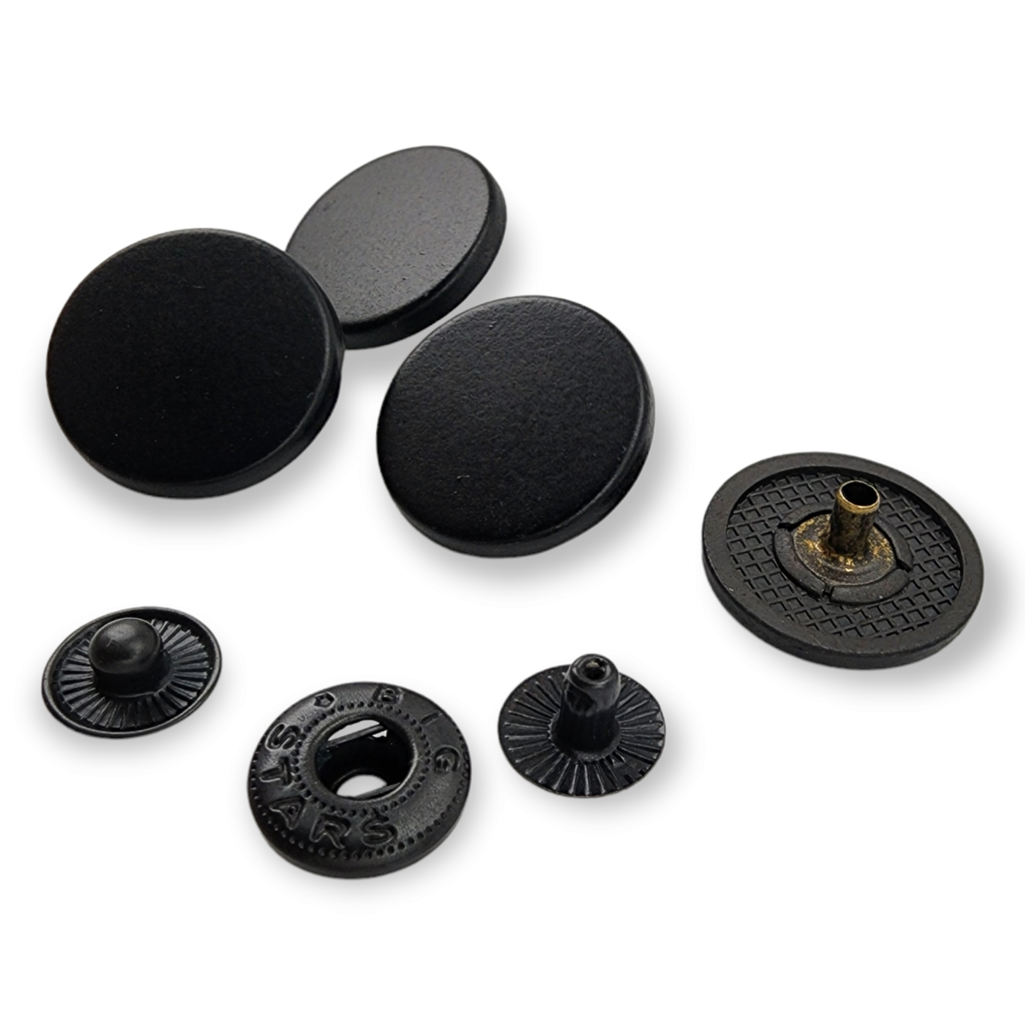 Düz Para Tipi Çıtçıt Düğme 20 mm - 32 boy E 2019