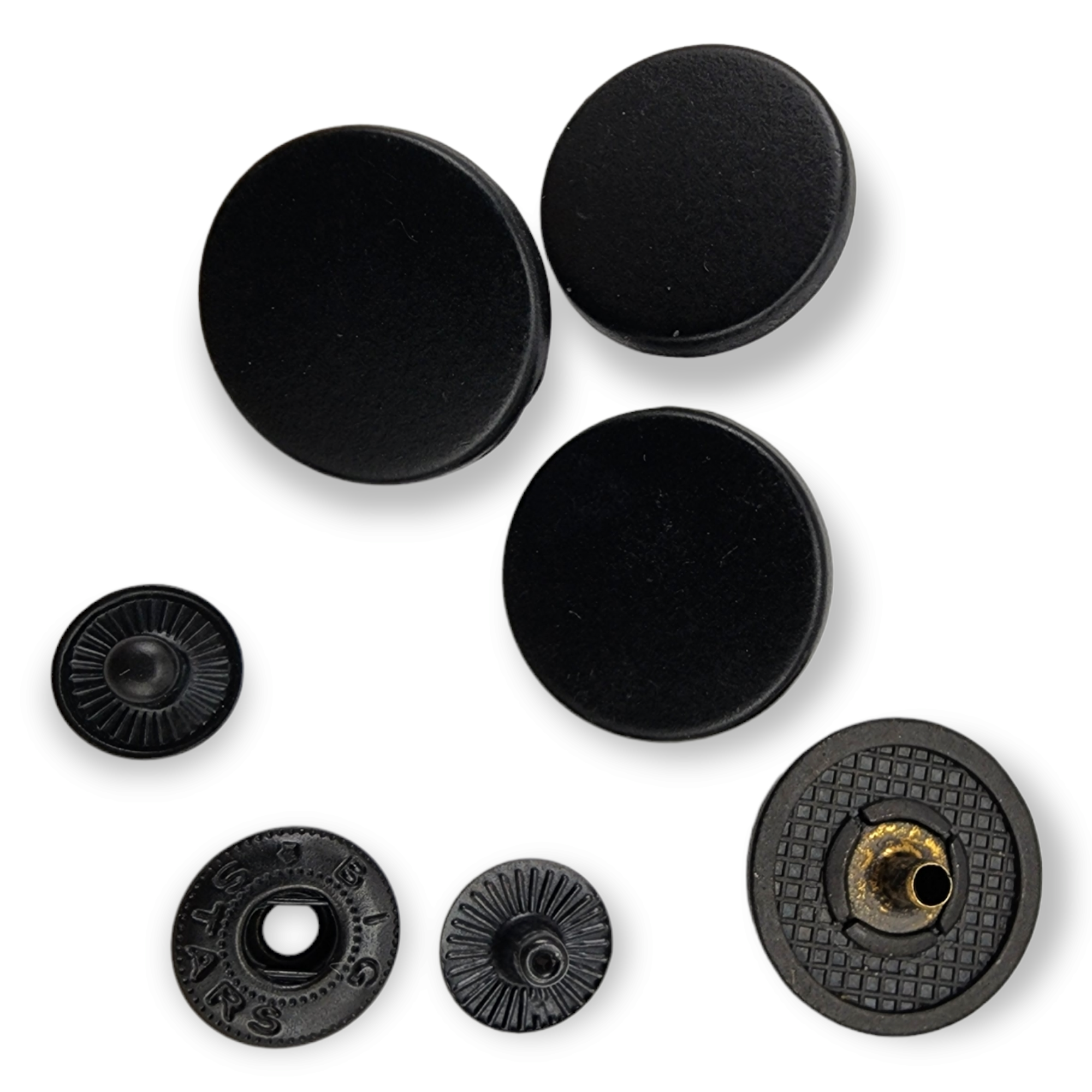 Düz Para Tipi Çıtçıt Düğme 20 mm - 32 boy E 2019
