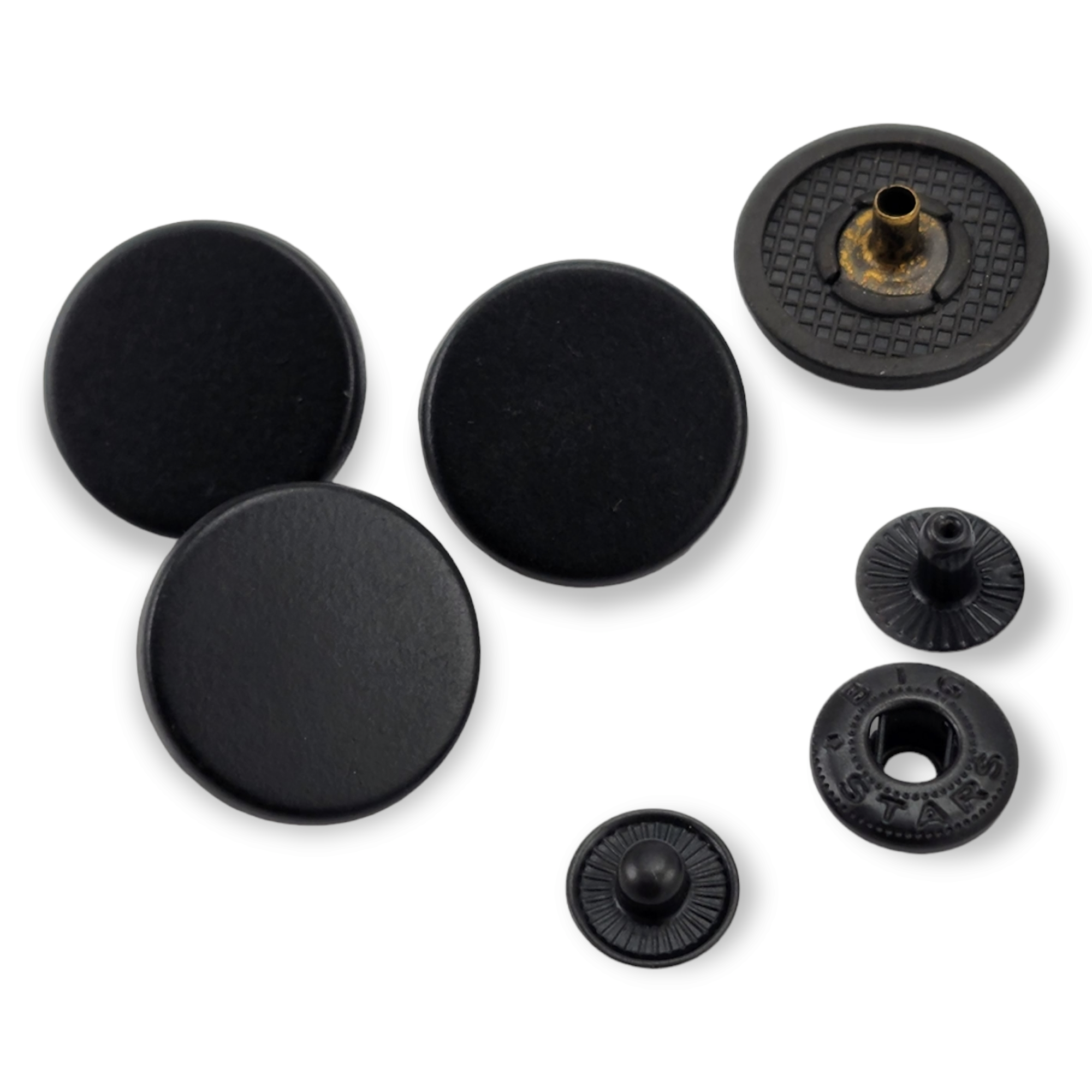Düz Para Tipi Çıtçıt Düğme 20 mm - 32 boy E 2019