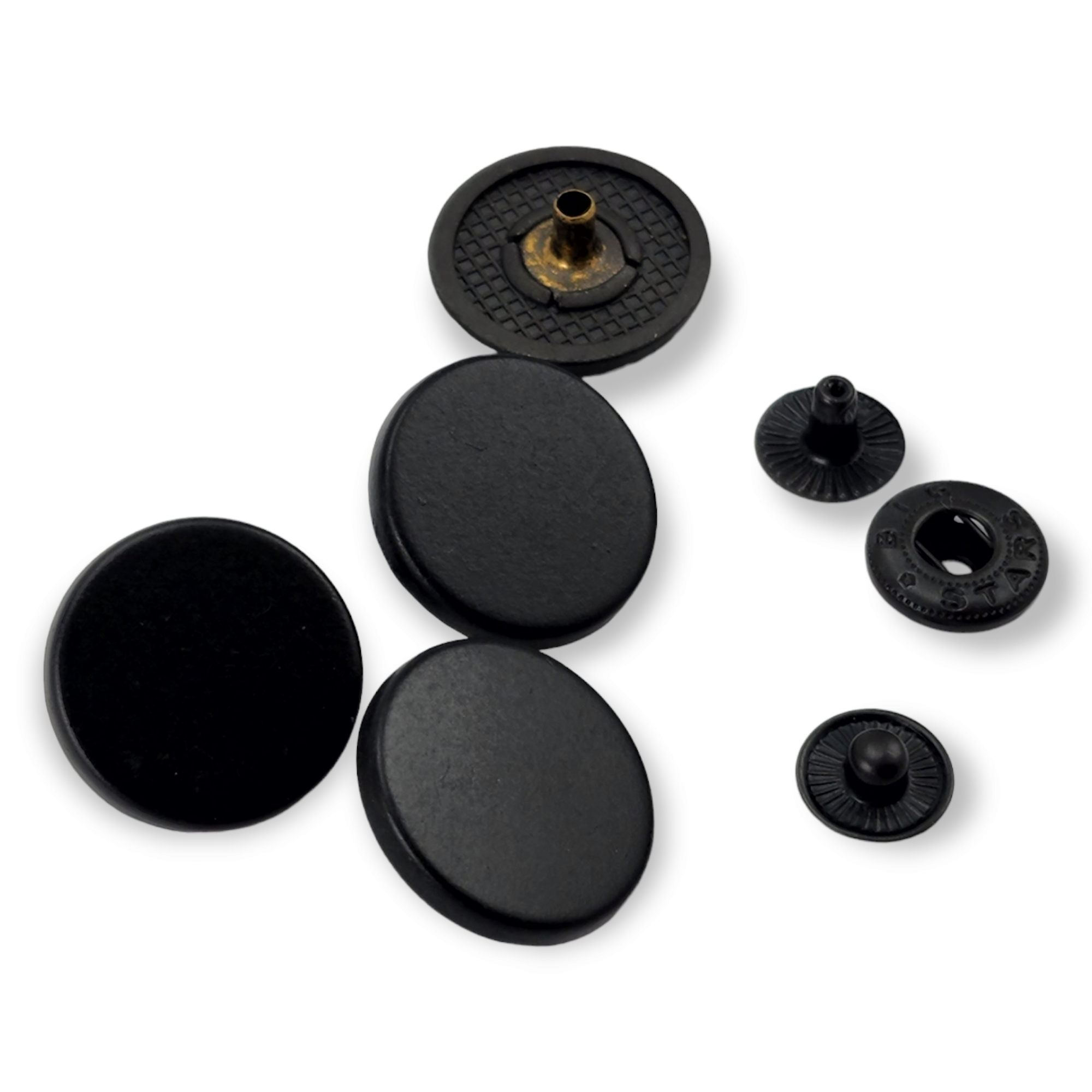 Düz Para Tipi Çıtçıt Düğme 20 mm - 32 boy E 2019