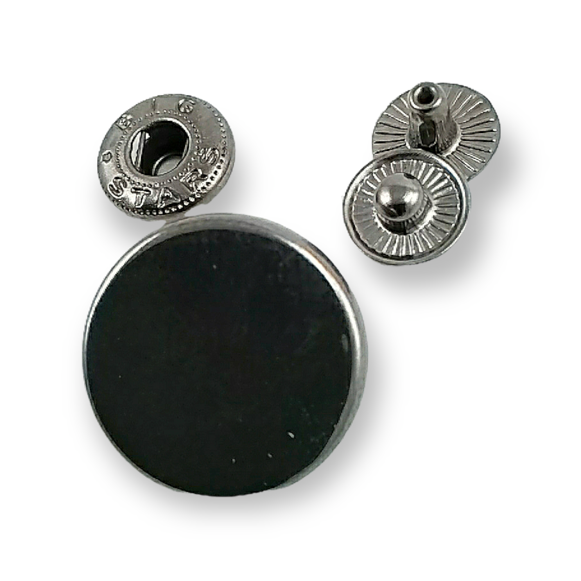 Düz Para Tipi Çıtçıt Düğme 20 mm - 32 boy E 2019