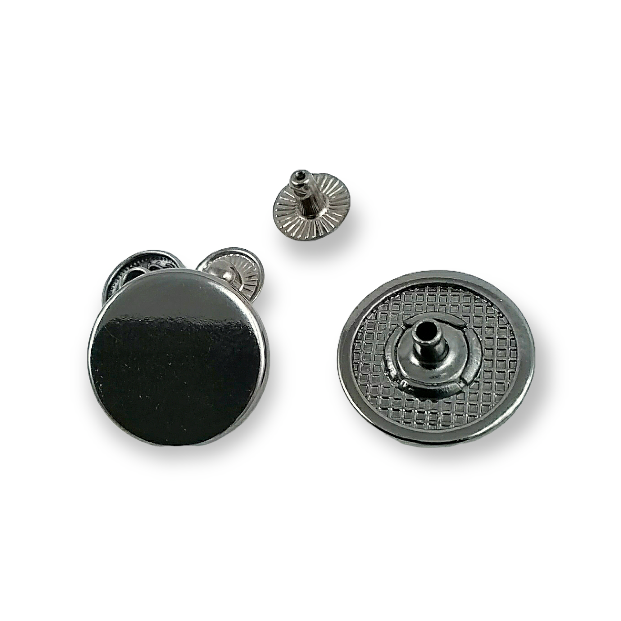 Düz Para Tipi Çıtçıt Düğme 20 mm - 32 boy E 2019