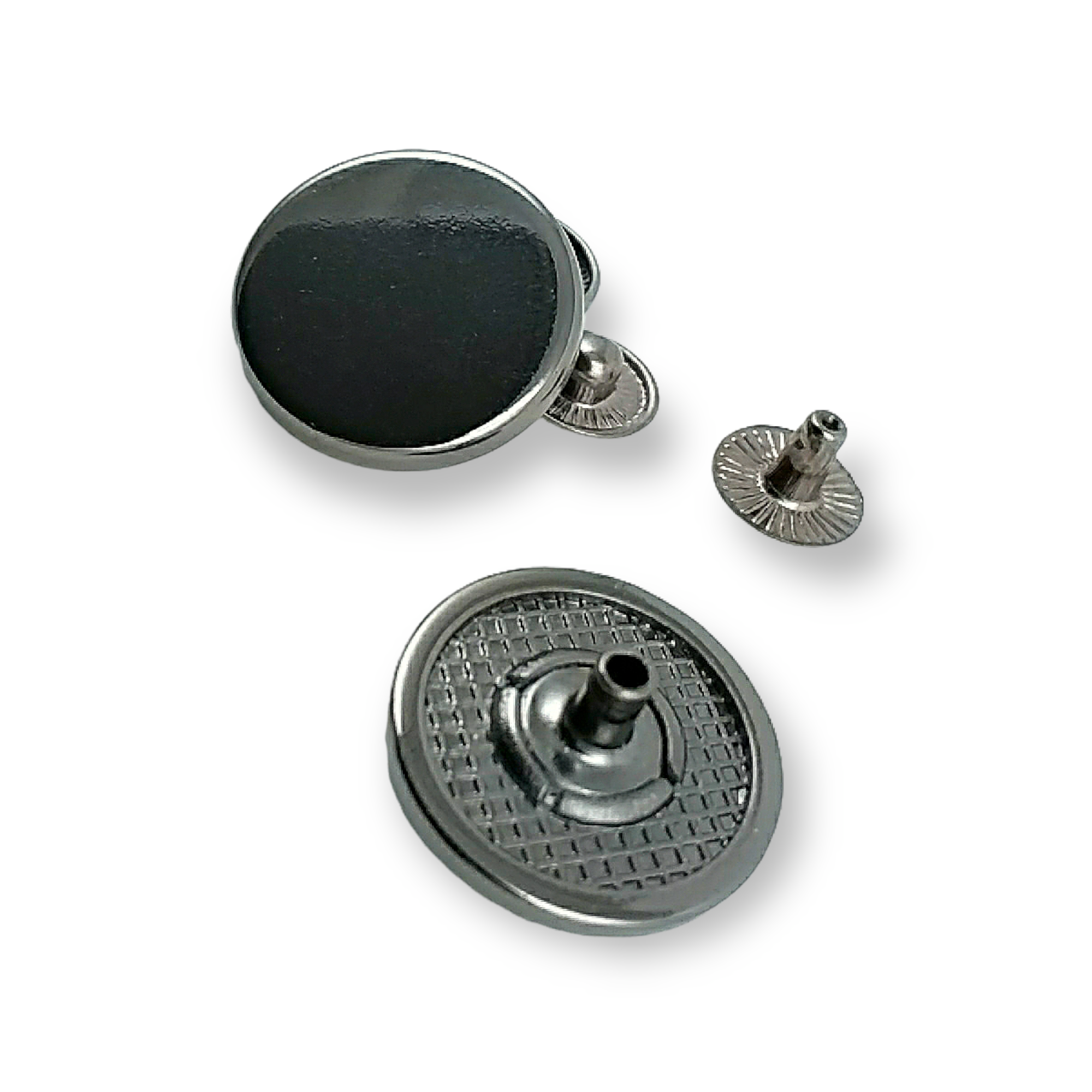 Düz Para Tipi Çıtçıt Düğme 20 mm - 32 boy E 2019