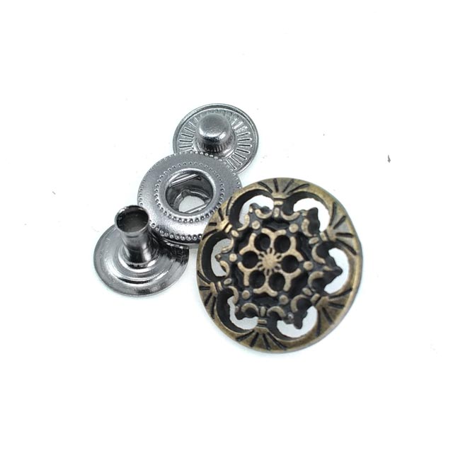 Çıtçıt Düğme Mont ve Çanta Çıtçıtı Estetik Tasarımlı 18 mm 28 boy E 203