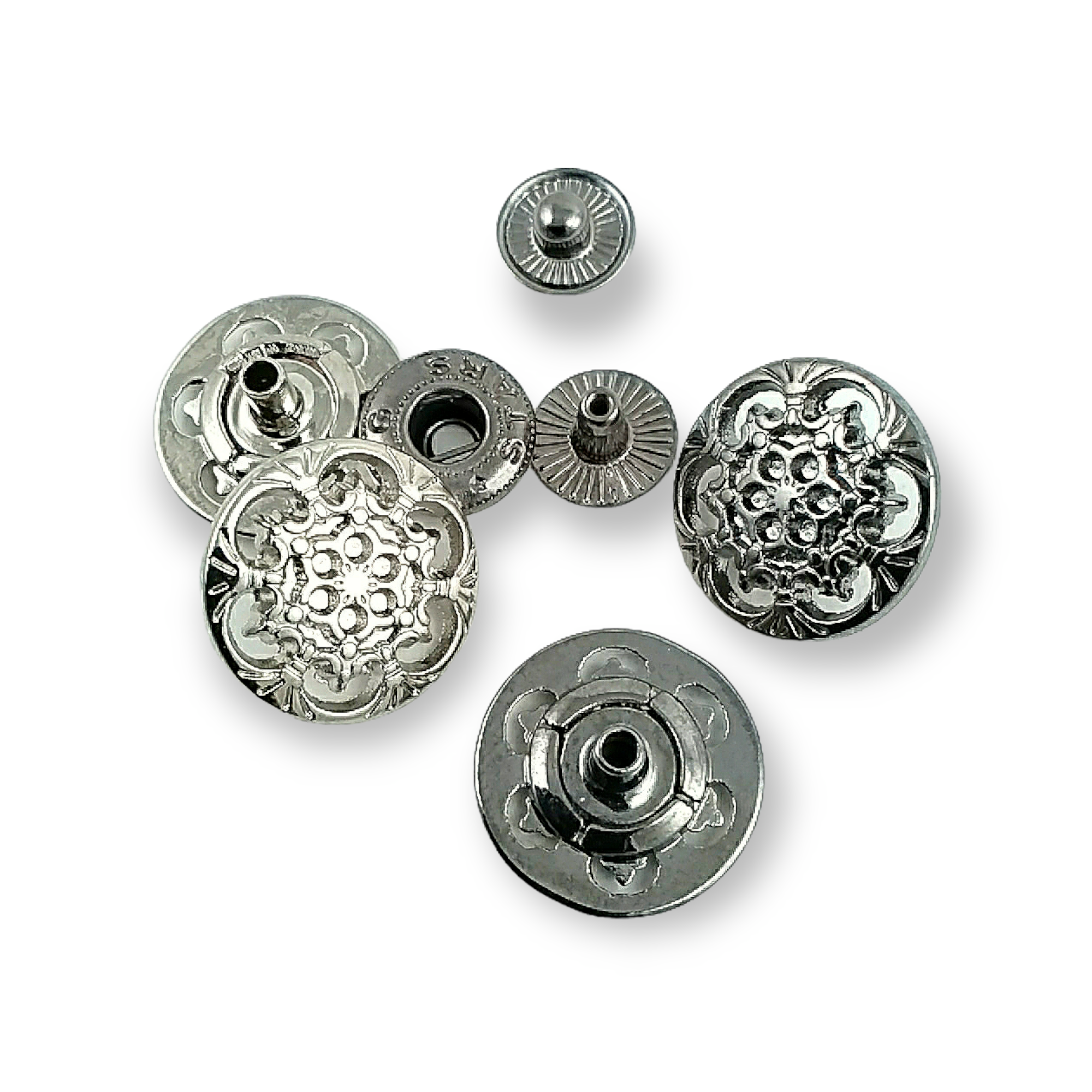 Çıtçıt Düğme Mont ve Çanta Çıtçıtı Estetik Tasarımlı 18 mm 28 boy E 203